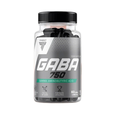 Suplimente pentru somn | GABA 750 60 capsule, Trec Nutrition, Acid gamma-aminobutiric 0