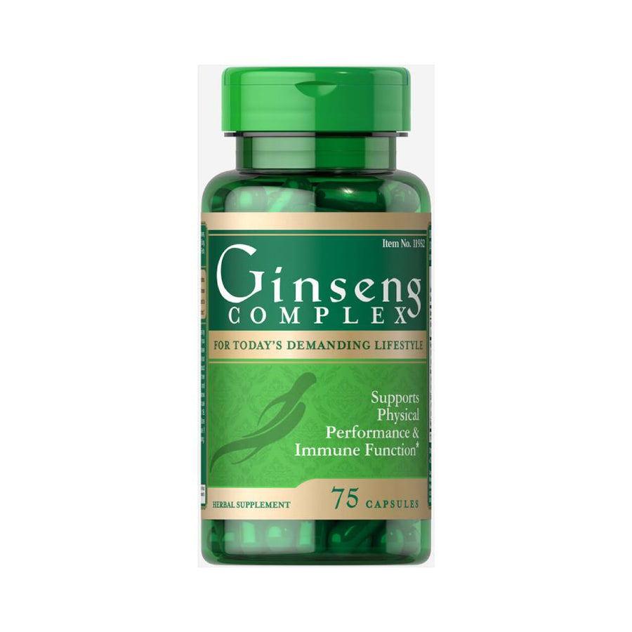 Puritan's Pride | Ginseng Complex, 75 capsule, Puritan's Pride, Supliment alimentar pentru sanatate 0
