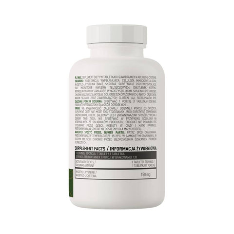 Suplimente sanatate N - Acetil - L - Cisteina 150mg, 120 tablete, Ostrovit, Supliment alimentar pentru sanatate 2