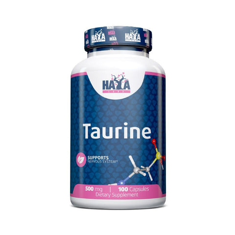 Taurine 500mg 100 capsule, Haya Labs, Supliment alimentar 1