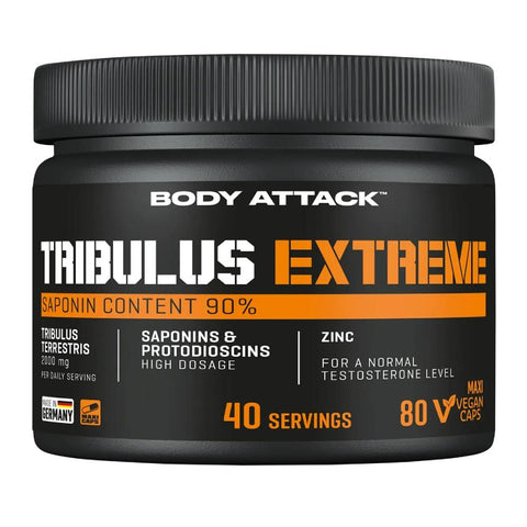 Testosteron Tribulus Extreme, 80 capsule, Body Attack, Stimulator testosteron 1