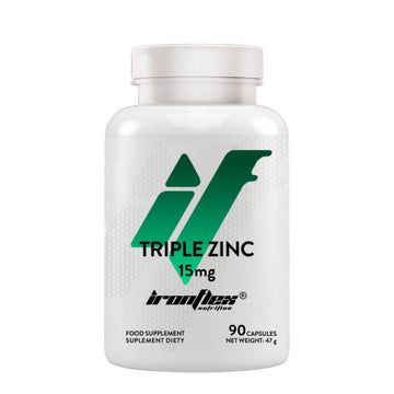 Vitamine si minerale Triplu zinc 90 capsule, Ironflex, Supliment alimentar cu zinc sub forma de capsule 1