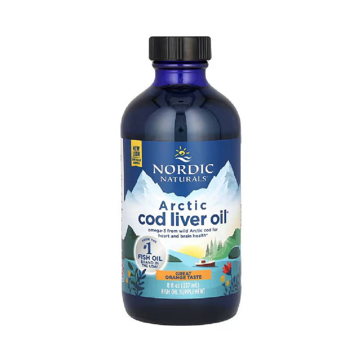 Ulei din ficat de cod arctic, 237ml, Nordic Naturals, Acizi grasi omega 3 1