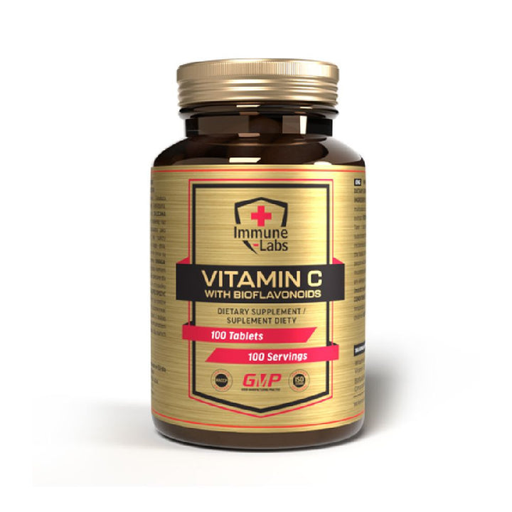 Vitamina C cu bioflavonoide, 100 tablete, Immune Labs, Supliment alimentar pentru sanatate