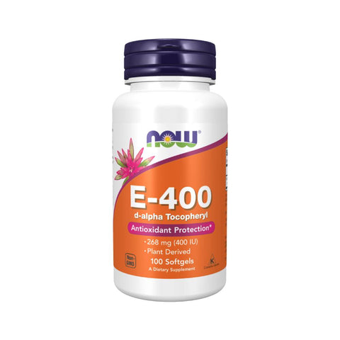 Vitamine si minerale Vitamina E 400UI, 100 capsule, Now Foods, Supliment alimentar pentru sanatate 1