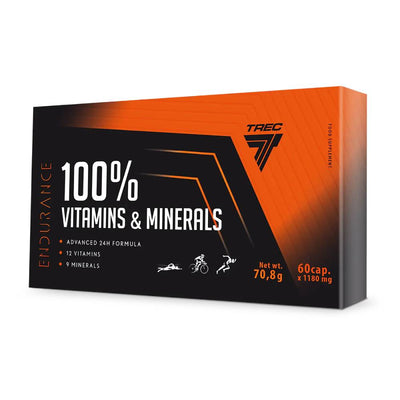 Vitamine si minerale 100% Vitamine si minerale 60 capsule, Trec Nutrition, Supliment alimentar complet 1