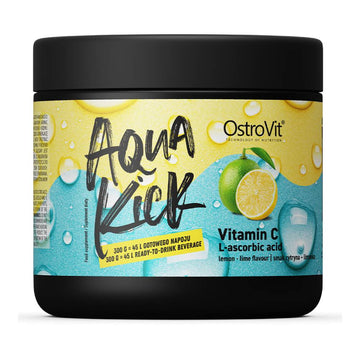 Vitamine | Aqua Kick Vitamina C pudra, 300g, Ostrovit, Supliment alimentar pentru hidratare 0