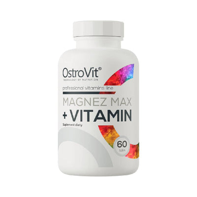 Vitamine si minerale Magnez Max + Vitamin 60 tablete, Ostrovit, Supliment alimentar minerale si vitamine 1
