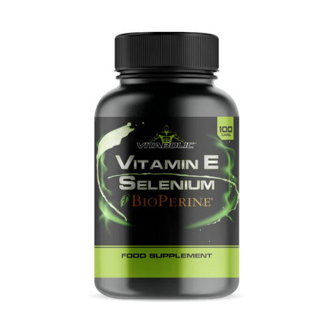 Vitamine | Vitamina E cu Seleniu, 100 capsule, Vitabolic, Supliment alimentar pentru sanatate 0