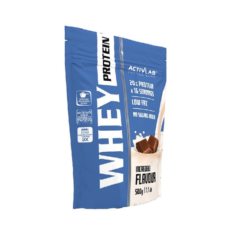Proteine Whey Protein 500g, pudra, ActivLab, Supliment alimentar de tip proteine din zer 2