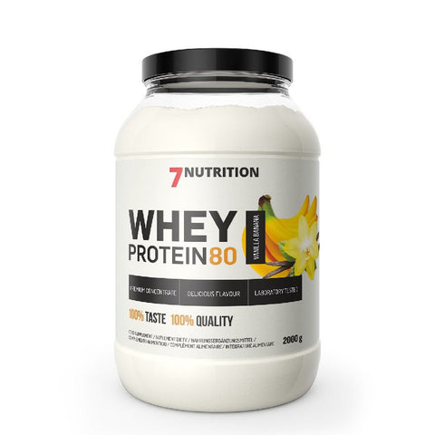 Proteine Whey Protein 80 2kg, pudra, 7Nutrition, Supliment alimentar de tip proteina din zer 19