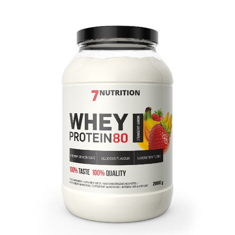 Proteine Whey Protein 80 2kg, pudra, 7Nutrition, Supliment alimentar de tip proteina din zer 18