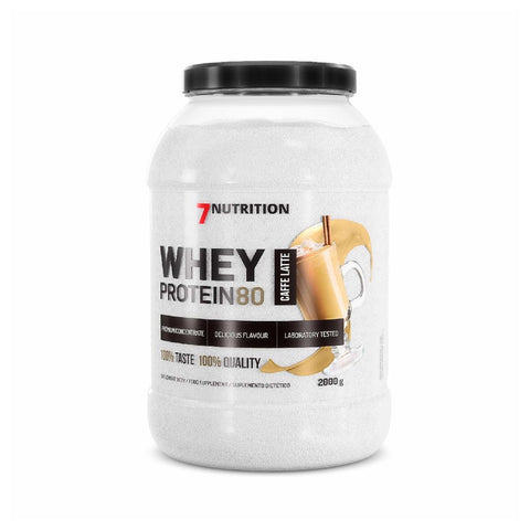 Proteine Whey Protein 80 2kg, pudra, 7Nutrition, Supliment alimentar de tip proteina din zer 1