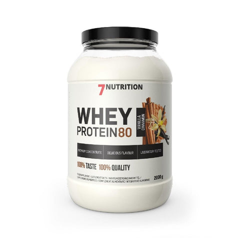 Proteine Whey Protein 80 2kg, pudra, 7Nutrition, Supliment alimentar de tip proteina din zer 12