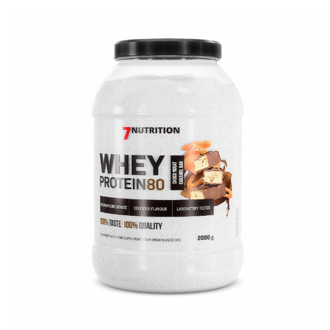 Proteine Whey Protein 80 2kg, pudra, 7Nutrition, Supliment alimentar de tip proteina din zer 6