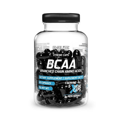 Xtreme BCAA, 60 capsule, Evolite Nutrition, Aminoacizi cu catena ramificata 1