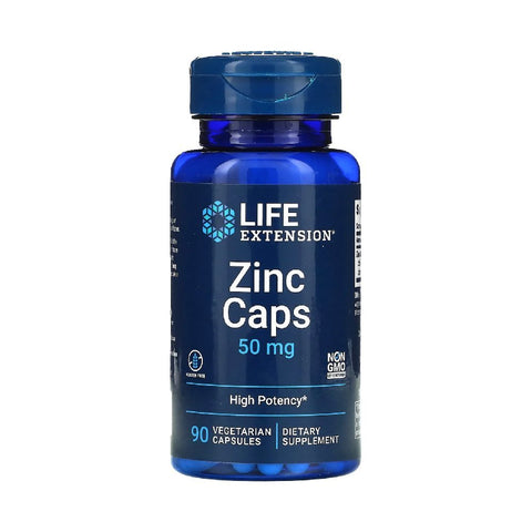 Zinc 50mg, 90 capsule, Life Extension, Supliment alimentar pentru sanatate 1