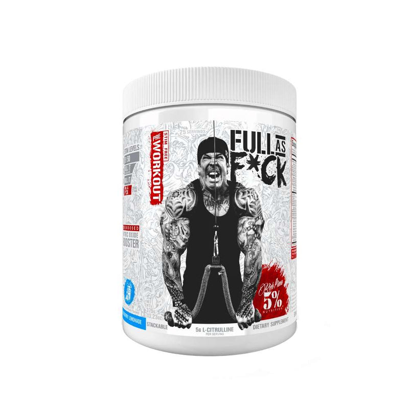 Pre-workout | Full As F*ck, pudra, 350g, 5% Rich Piana, Supliment alimentar pre-workout 0