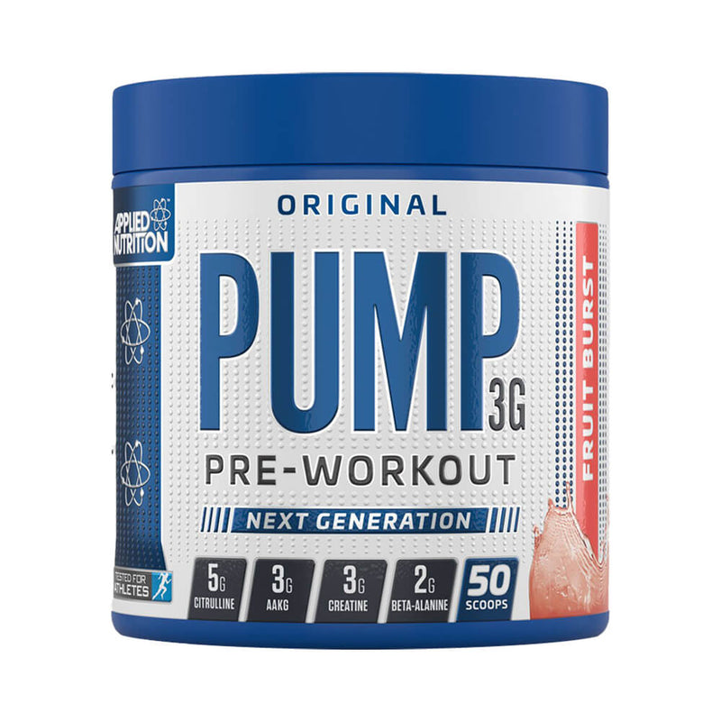 Suplimente antrenament | Pump 3g, pudra, 375g, Applied Nutrition, Supliment alimentar pre-workout cu cofeina 1