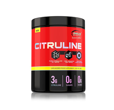 Pre-workout | Citrulina 200g, pudra, Genius Nutrition, Oxid nitric 0