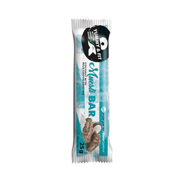 Alimente & Gustari | Baton Musli Cocos cu invelis de ciocolata, 25g, ForPro, Bogat in fibre 0