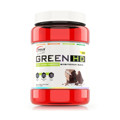 Proteine | Vegan Protein Green-HD, 750g, pudra, Genius Nutrition, Proteina vegetala 0