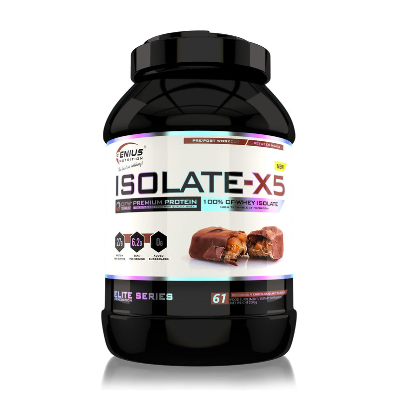 Proteine | ISOLATE-X5® 2000g, pudra, Genius Nutrition, Proteina din zer izolat 2