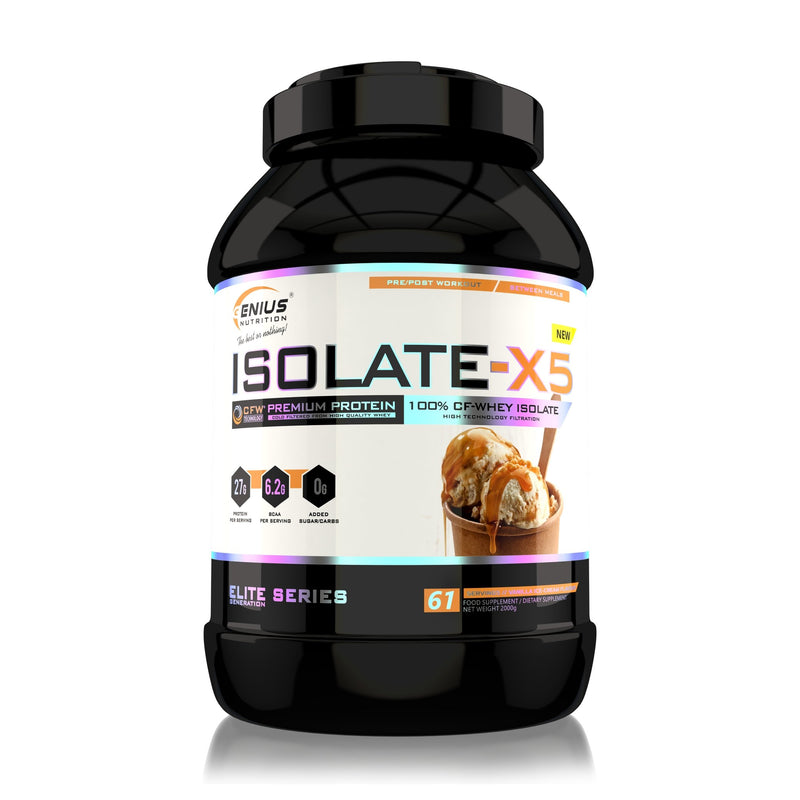 Proteine | ISOLATE-X5® 2000g, pudra, Genius Nutrition, Proteina din zer izolat 3