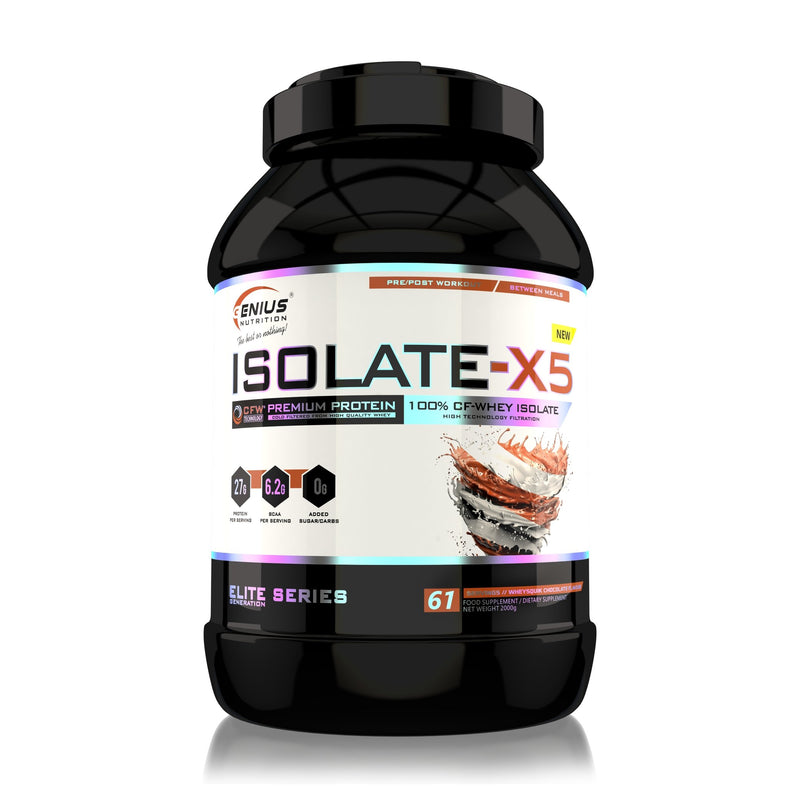 Proteine | ISOLATE-X5® 2000g, pudra, Genius Nutrition, Proteina din zer izolat 4