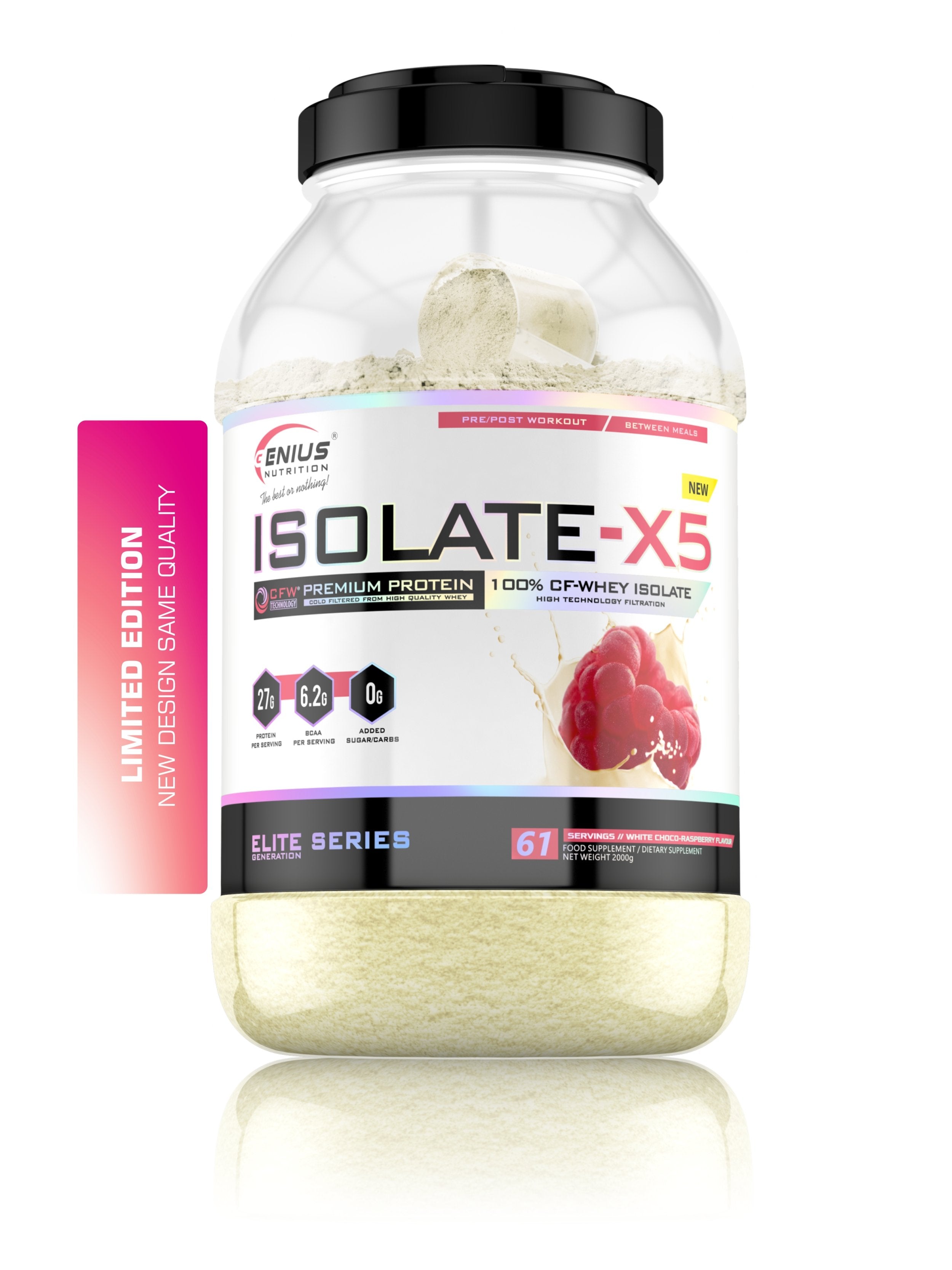 ISOLATE-X5® 2000g, powder, Genius Nutrition, Whey protein isolate