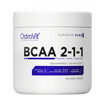Aminoacizi | BCAA 2-1-1, 200g, pudra, Ostrovit,  Aminoacizi cu catena ramificata 0