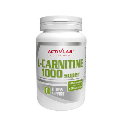 Slabire & Ardere grasimi | L-carnitine 1000 Super, 30 capsule, Activlab, Supliment slabire 0