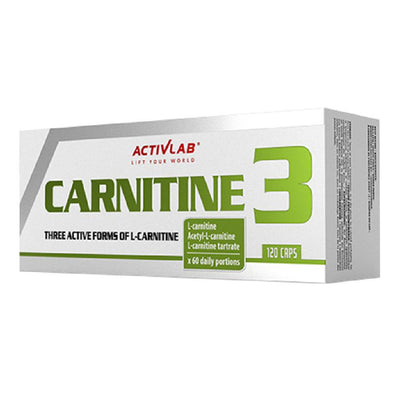 Slabire & Ardere grasimi | Carnitina 3, 120 capsule, Activlab, Supliment slabire 0