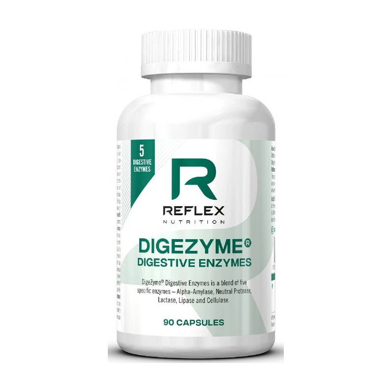 Digestie | Digezyme, 90 capsule, Reflex Nutrition, Supliment alimentar pentru digestie 0