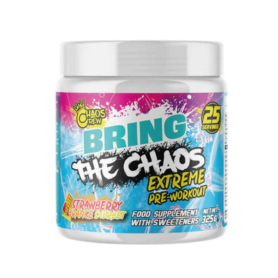Pre-workout | Bring the Chaos Extreme Pre-workout, pudra, 325g, Chaos Crew, Supliment alimentar pre-workout cu cofeina 0
