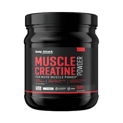 Creatina | Muscle Creatine Powder, pudra, 500g, Body Attack, Supliment crestere masa musculara 0