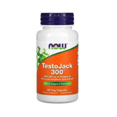 Stimulente hormonale | TestoJack 300mg, 60 capsule, Now Foods, Supliment stimulator hormonal 0