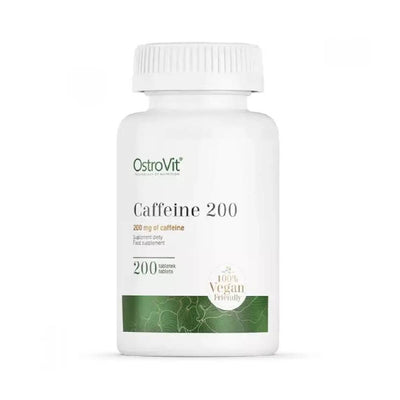 Suplimente antrenament | Cofeina 200 tablete, Ostrovit, Supliment alimentar pre-workout 0
