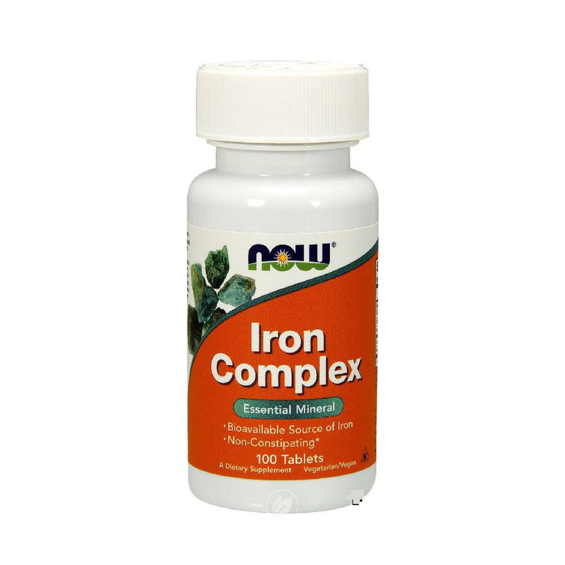 Now Foods | Iron Complex, 100 tablete, Now Foods, Complex de vitamine si minerale 0