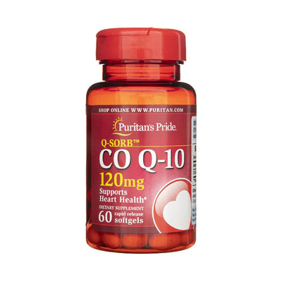 Suplimente Antioxidanti | CO Q-10 120mg, 60 capsule, Puritan's Pride, Supliment antioxidanti sportivi 0