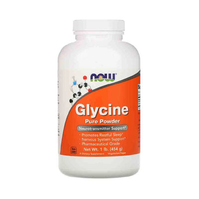 Aminoacizi | Glycine Pure, pudra, 454g, Now Foods, Supliment alimentar pentru sanatate 0
