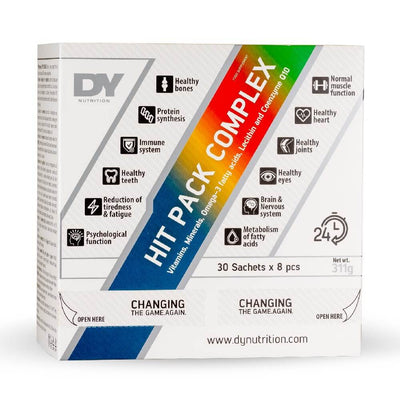 DY Nutrition | Hit Pack Complex, 30 plicuri, Dorian Yates, Complex de vitamine si minerale pentru sanatate 0