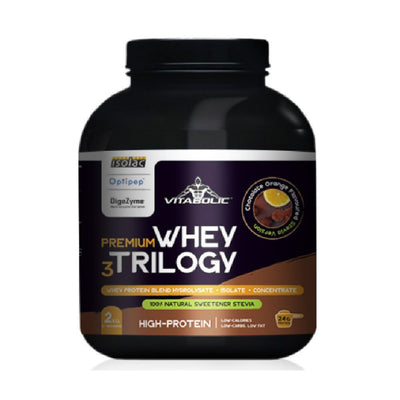 Proteine pentru slabit | Premium Whey 3Trilogy, pudra, 2kg, Vitabolic, Blend proteic 0