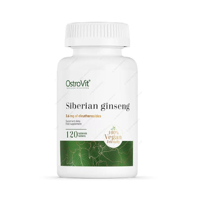 Stimulente hormonale | Ginseng siberian, 120 tablete, Ostrovit, Supliment alimentar pentru sanatate 0
