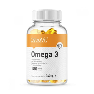 Acizi grasi Omega | Omega 3 1000mg, 180 capsule, Ostrovit, Acizi grasi omega 3 din ulei de peste 0