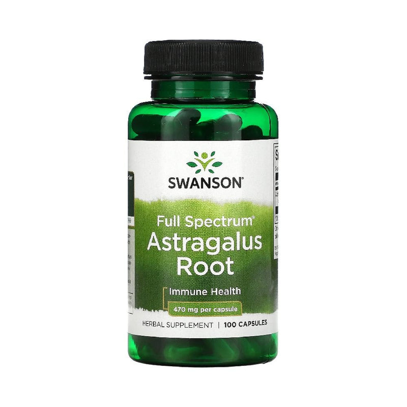 Suplimente Antioxidanti | Radacina de Astragalus 470mg, 100 capsule, Swanson, Supliment alimentar pentru sanatate 0