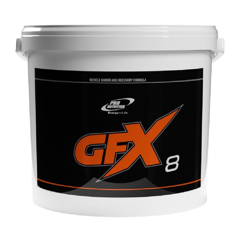 Gainer | GFX-8, pudra, 5kg, Pro Nutrition, Mix pentru crestere masa musculara 0