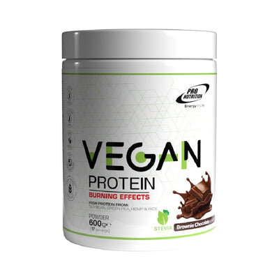 Slabire & Ardere grasimi | Vegan Protein Burning Effects, pudra, 600g, Pro Nutrition, Proteina vegetala si arzator de grasimi 0