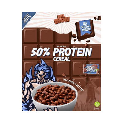 Alimente proteice | 50% Protein Cereal, 240g, Mr. Iron, Cereale proteice pentru mic dejun 2