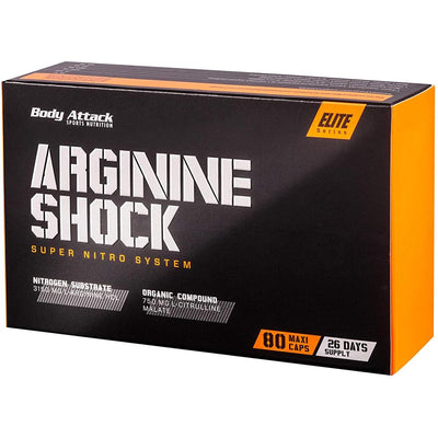 Aminoacizi | Arginine Shock, 80 capsule, Body Attack, Oxid nitric 0